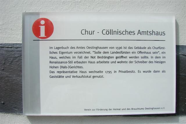 Amtshaus-Schild